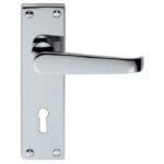 Victorian Lever on Lock Backplate (M30CP)