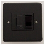 Eurolite Stainless steel Switched Fuse Spur - Matt Black Eurolite Stainless steel Switched Fuse Spur - Matt Black (MBSWFB)