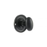 Atlantic Matt Black Old English Solid Brass Oval WC Turn and Release - (OEOWCMB)