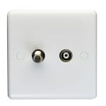 Eurolite Enhance White Plastic Tv - White Eurolite Enhance White Plastic Tv - White (PL4327)