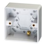 Eurolite Enhance White Plastic Pattress Box - White Eurolite Enhance White Plastic Pattress Box - White (PL8014)