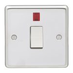 Eurolite Stainless steel 20Amp Switch With Neon Indicator - Polished Stainless Steel Eurolite Stainless steel 20Amp Switch With Neon Indicator - Polished Stainless Steel (PSS20ASWNW)