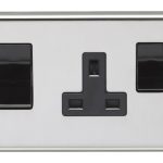 Eurolite Stainless steel 45Amp Switch With A Socket - Polished Stainless Steel Eurolite Stainless steel 45Amp Switch With A Socket - Polished Stainless Steel (PSS45ASWASB)