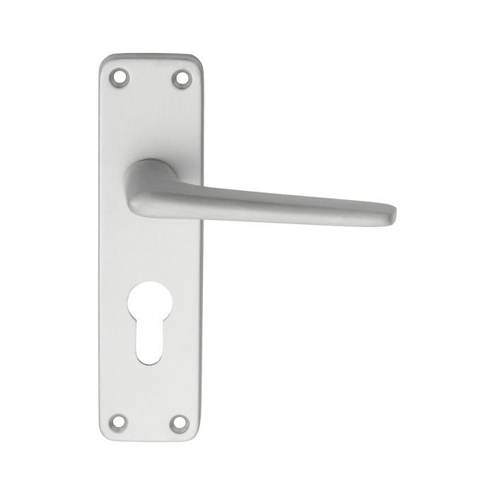 saa21y.jpg Aluminium Lever on Euro Lock Backplate (SAA21Y) - Image 1