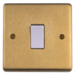 Eurolite Stainless steel 20Amp Switch - Satin Brass Eurolite Stainless steel 20Amp Switch - Satin Brass (SB20ASWW)
