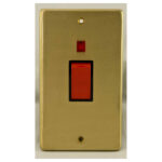 Eurolite Stainless steel 45Amp Switch With Neon Indicator - Satin Brass Eurolite Stainless steel 45Amp Switch With Neon Indicator - Satin Brass (SB45ASWNB)