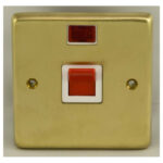 Eurolite Stainless steel 45Amp Switch With Neon Indicator - Satin Brass Eurolite Stainless steel 45Amp Switch With Neon Indicator - Satin Brass (SB45ASWNSW)