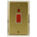Eurolite Stainless steel 45Amp Switch With Neon Indicator - Satin Brass Eurolite Stainless steel 45Amp Switch With Neon Indicator - Satin Brass (SB45ASWNW)