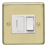 Eurolite Stainless steel Switched Fuse Spur - Satin Brass Eurolite Stainless steel Switched Fuse Spur - Satin Brass (SBSWFW)