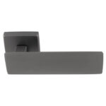 Manital Spring Lever on Square Rose - Anthracite (SG5ANT)