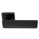 Manital Spring Lever on Square Rose - Matt Black (SG5BLK)
