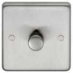 Eurolite Stainless steel 1 Gang Dimmer - Satin Stainless Steel (SSS1D400)