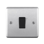 Eurolite Stainless steel 20Amp Switch - Satin Brass (SSS20ASWB)