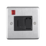Eurolite Stainless steel Switched Fuse Spur - Satin Stainless Steel (SSSSWFNB)