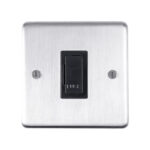 Eurolite Stainless steel Unswitched Fuse Spur - Satin Stainless Steel (SSSUSWFB)