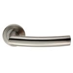 Steelworx SWL Scimitar Lever on Rose (SWL1165SSS)