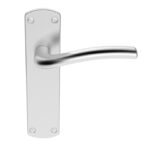Serozzetta Cuatro Lever on Latch Backplate (SZC042SC)