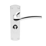 Serozzetta Cuatro Lever on WC Backplate (SZC043CP)