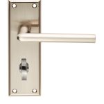 Serozzetta Dieci Lever on Bathroom Backplate (SZR013SN)