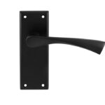 Serozzetta Venti Lever on Latch Backplate (SZR022MB)
