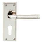 Serozzetta Quaranta Lever on Euro Lock Backplate (SZR041YPNSN)