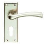Serozzetta Cinquanta Lever on Euro Lock Backplate (SZR051YSN)
