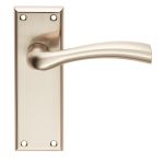 Serozzetta Cinquanta Lever on Latch Backplate (SZR052SN)