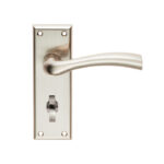 Serozzetta Cinquanta Lever on Bathroom Backplate (SZR053SN)