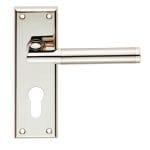 Serozzetta Sessanta Lever on Euro Lock Backplate (SZR061YPNSN)