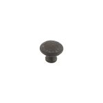 Hammered Cupboard Knobs 40mm Beeswax