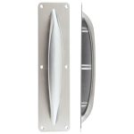 Anti-Ligature Pull Handle on Backplate | 304 Stainless Steel