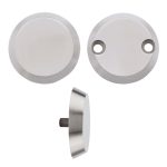 Satin Stainless Steel Anti-Ligature Blank Escutcheons c/w Bolt Through Fixings