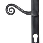 Black Monkeytail Slimline Lever Espag. Lock Set - LH | 33037L