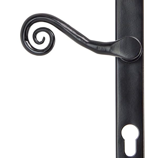 Black Monkeytail Slimline Lever Espag. Lock Set - LH | 33037L