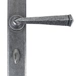 Pewter Gothic Lever Bathroom Set | 33604/B