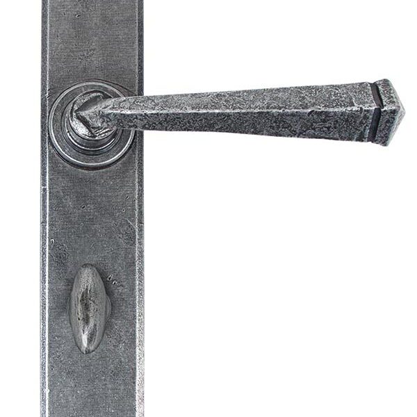 Pewter Gothic Lever Bathroom Set | 33604/B