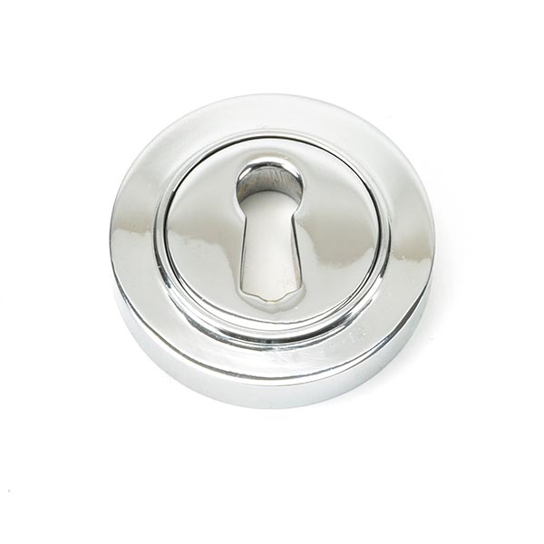 From the Anvil Polished Chrome Round Escutcheon (Plain)
