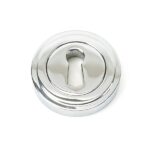 From the Anvil Polished Chrome Round Escutcheon (Art Deco)