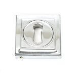 From the Anvil Polished Chrome Round Escutcheon (Square)