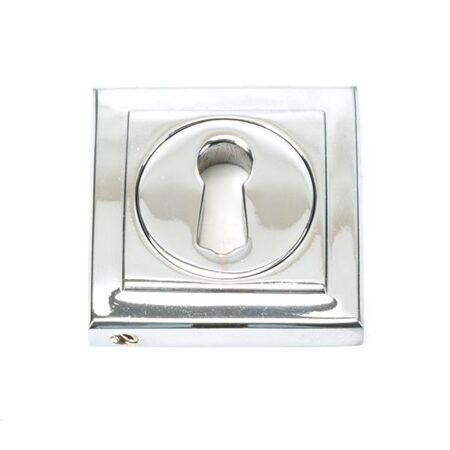 From the Anvil Polished Chrome Round Escutcheon (Square)