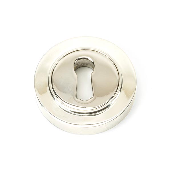 From the Anvil Polished Nickel Round Escutcheon (Plain)