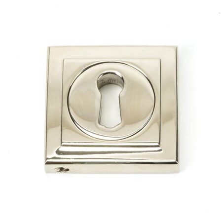 From the Anvil Polished Nickel Round Escutcheon (Square)