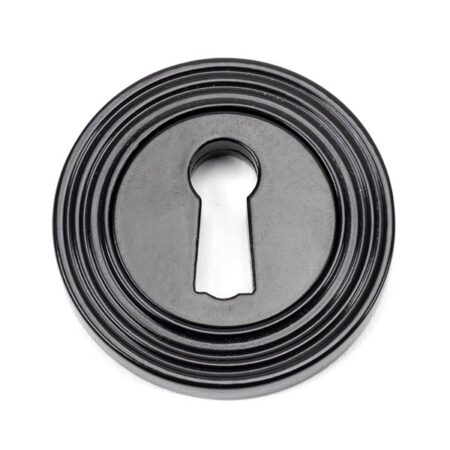 From the Anvil Black Round Escutcheon (Beehive)