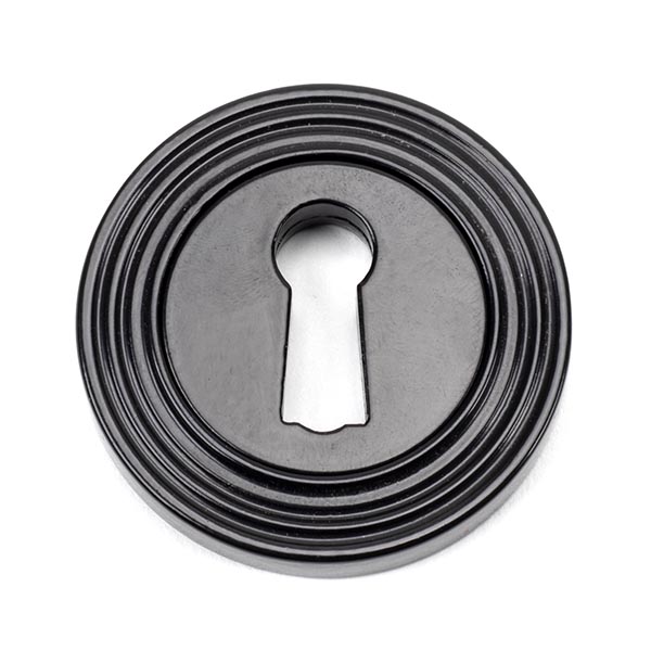 From the Anvil Black Round Escutcheon (Beehive)
