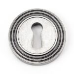 From the Anvil Pewter Round Escutcheon (Beehive) - Pewter Patina