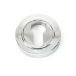 From the Anvil Polished Chrome Round Euro Escutcheon (Plain)