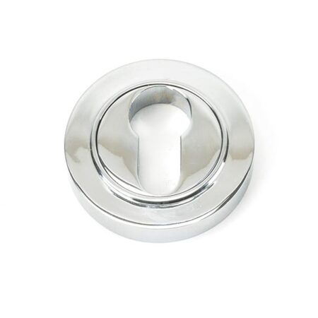 From the Anvil Polished Chrome Round Euro Escutcheon (Plain)