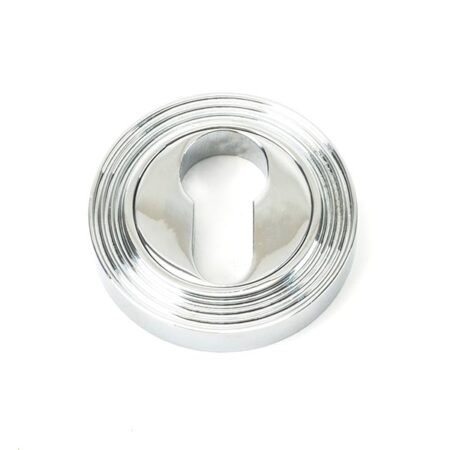 From the Anvil Polished Chrome Round Euro Escutcheon (Beehive)