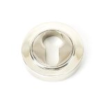 From the Anvil Polished Nickel Round Euro Escutcheon (Plain)