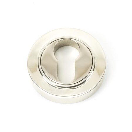 From the Anvil Polished Nickel Round Euro Escutcheon (Plain)